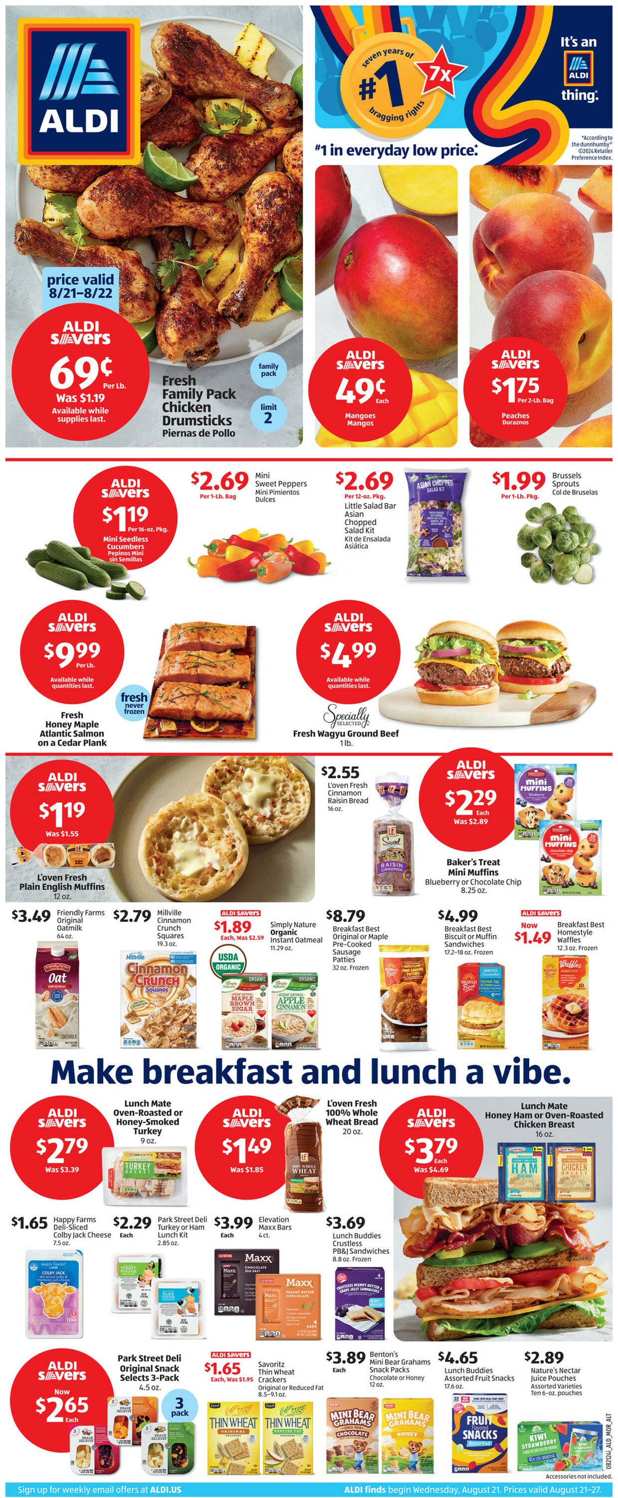 Weekly ad Aldi 08/21/2024 - 08/27/2024