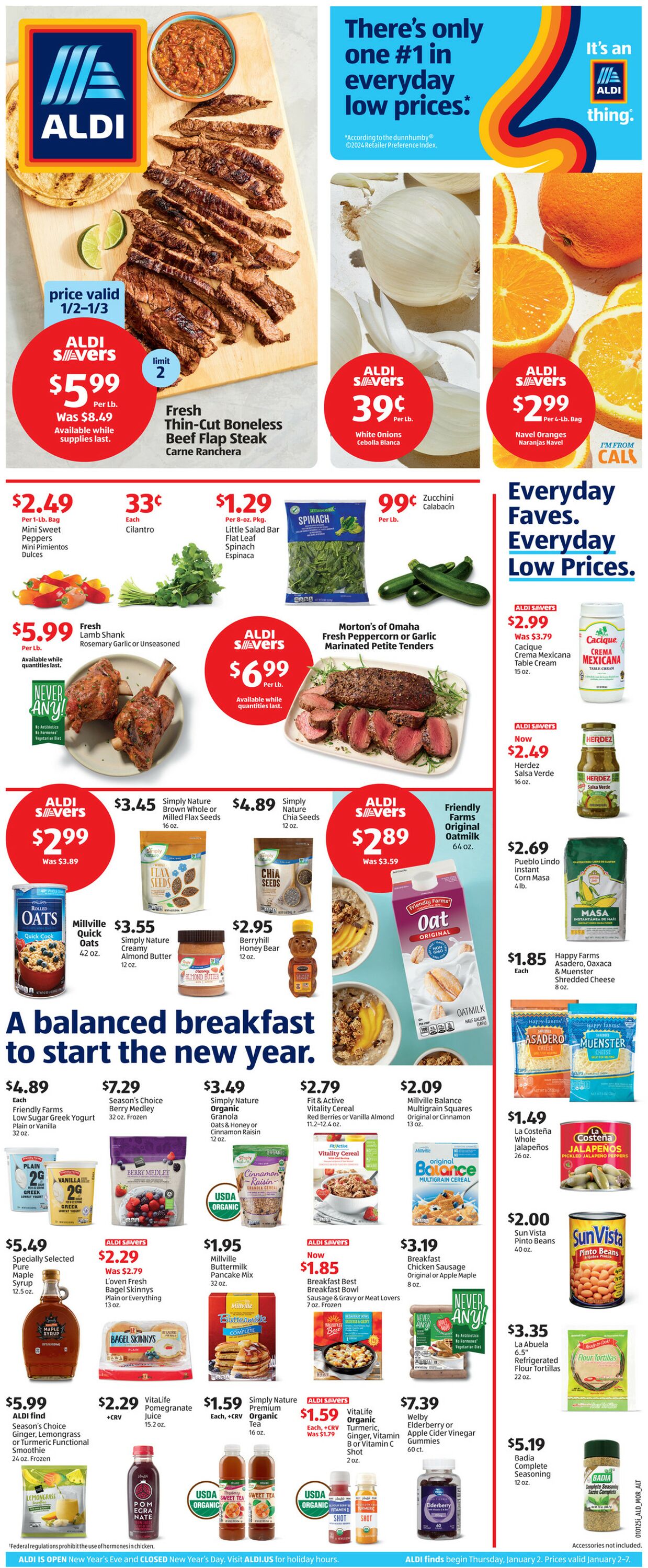 Weekly ad Aldi - Weekly Ad - South Gate, CA Jan 1, 2025 - Jan 7, 2025