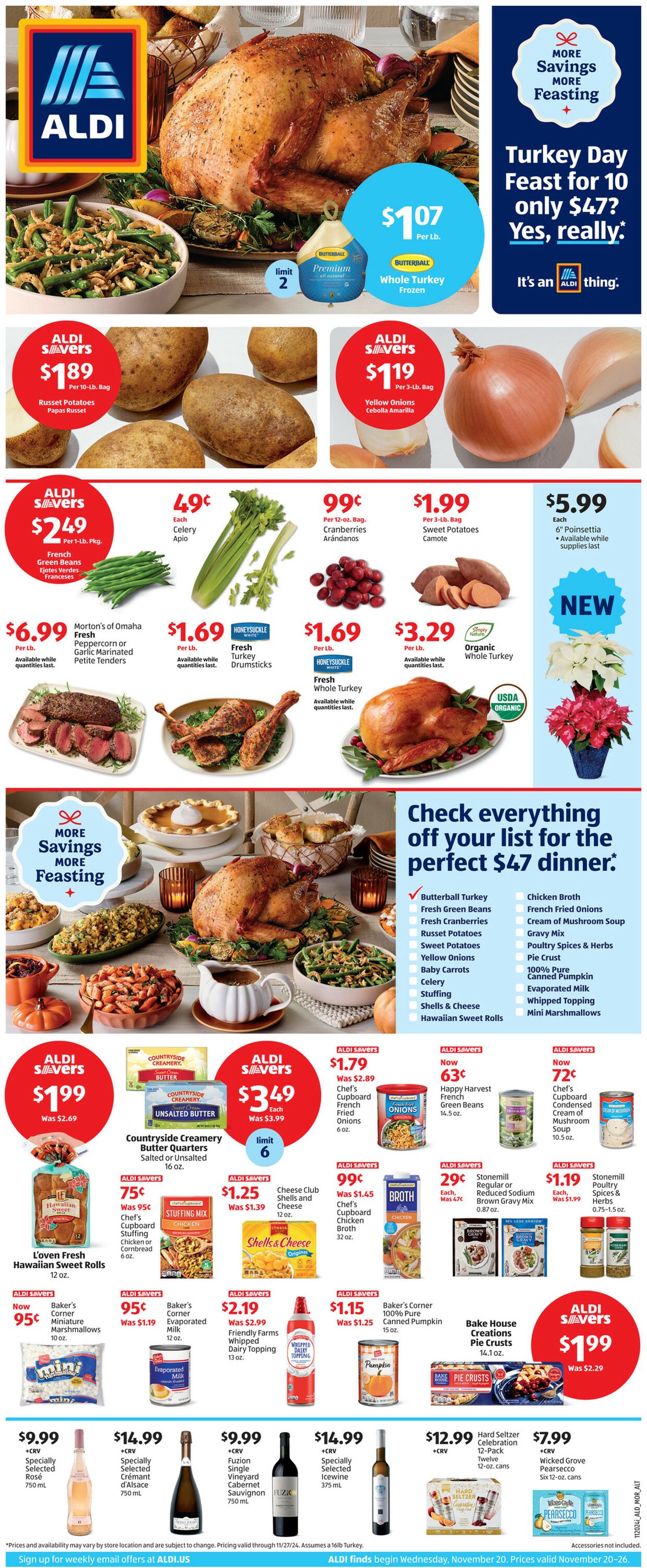 Weekly ad Aldi - Weekly Ad - South Gate, CA Nov 20, 2024 - Nov 26, 2024