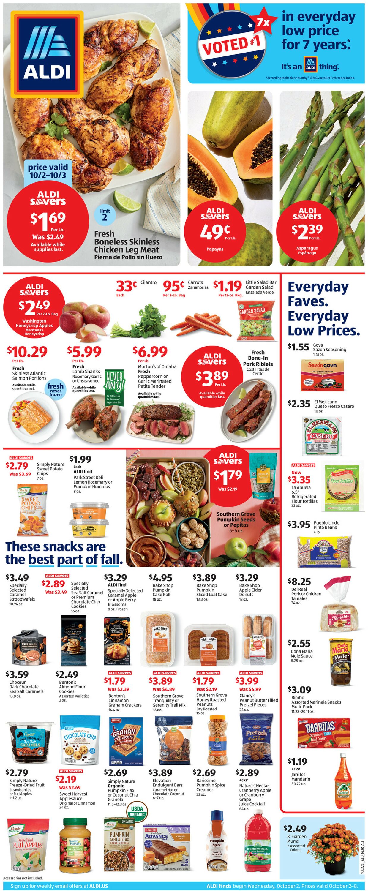 Weekly ad Aldi - Weekly Ad - South Gate, CA Oct 2, 2024 - Oct 8, 2024