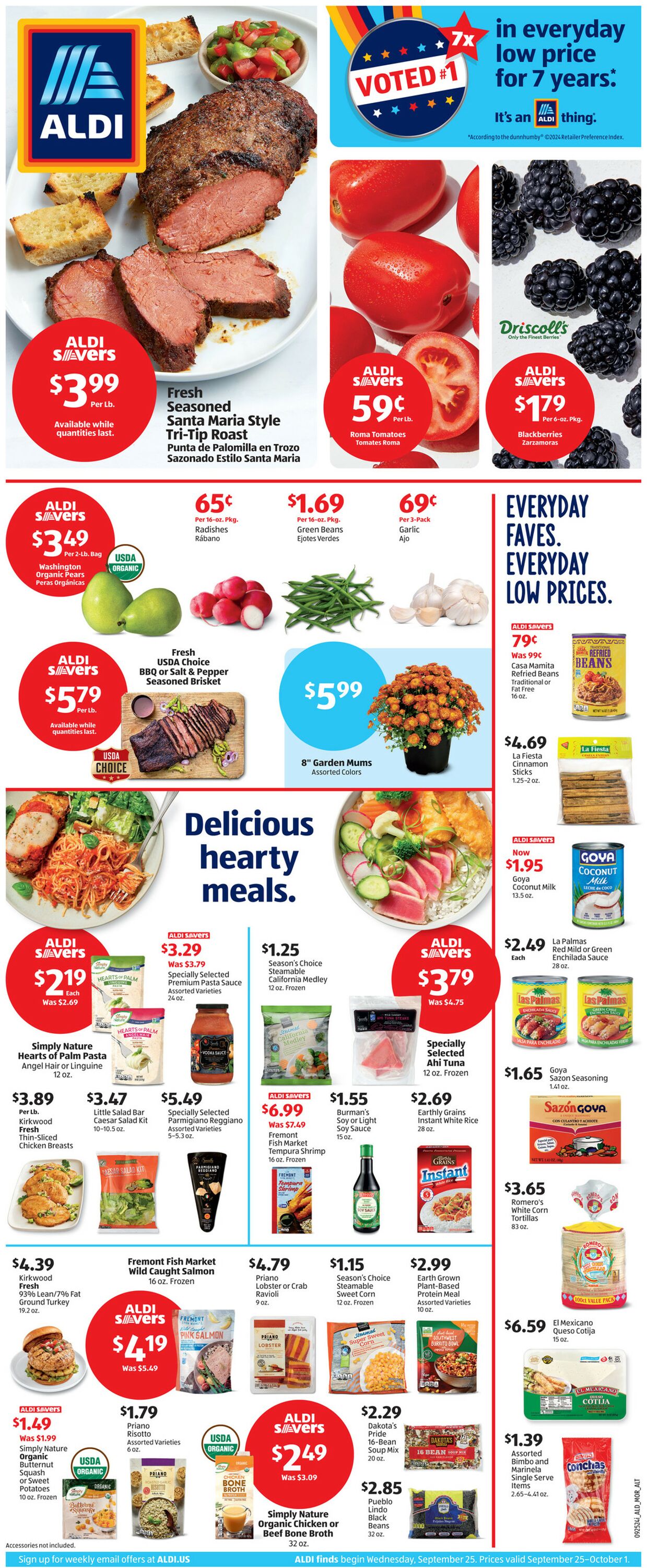 Weekly ad Aldi 09/25/2024 - 10/01/2024