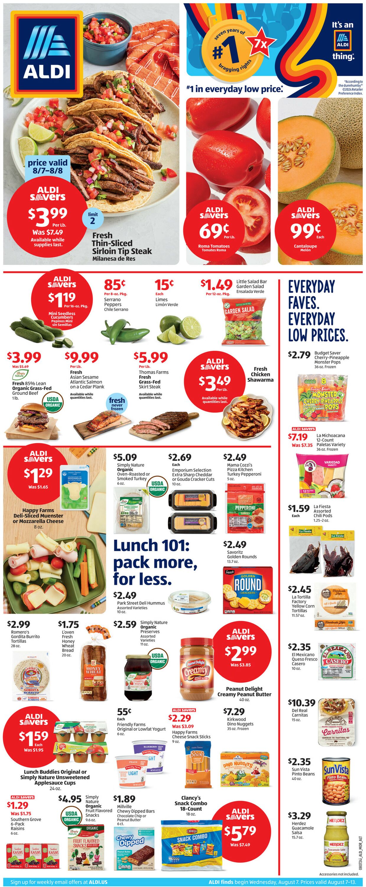 Weekly ad Aldi 08/07/2024 - 08/13/2024