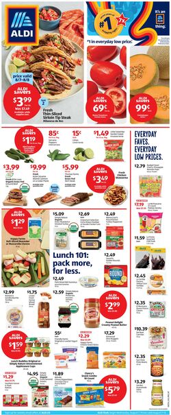 Weekly ad Aldi 08/07/2024 - 08/13/2024