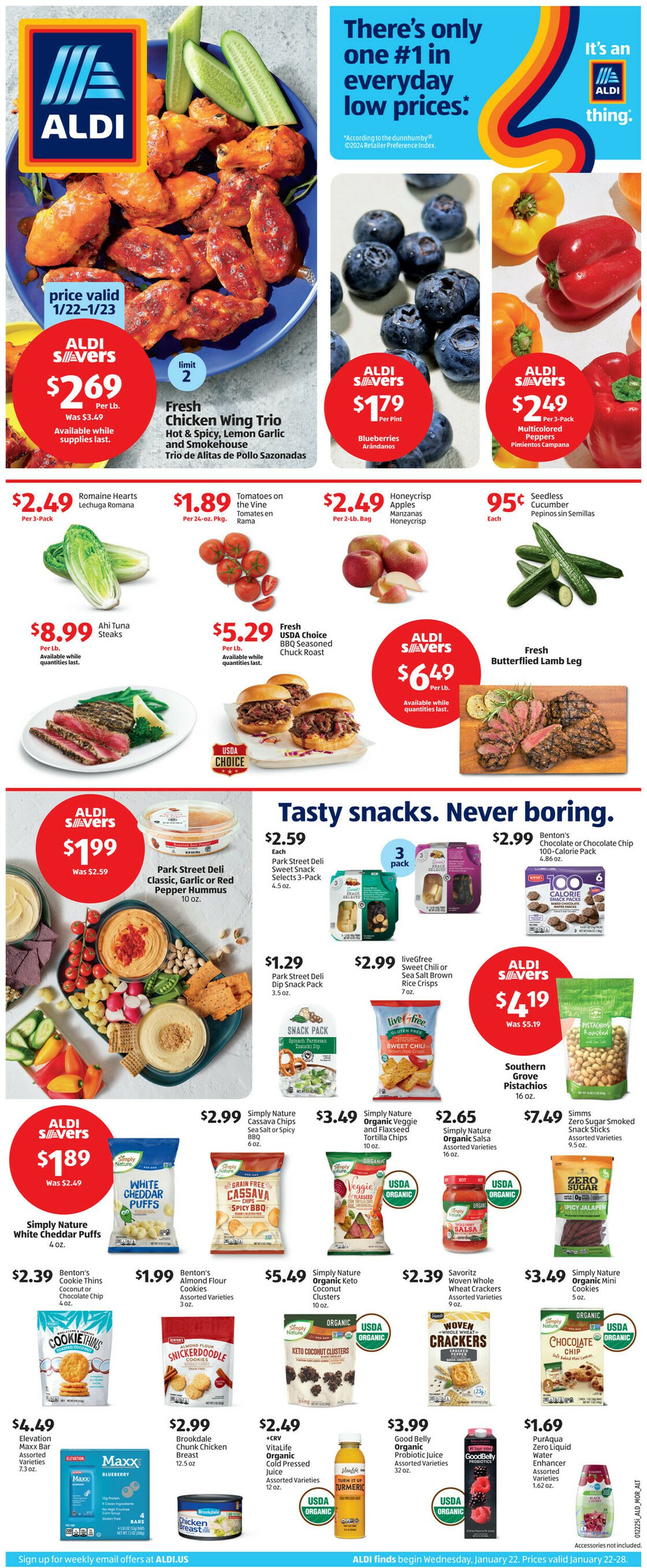 Weekly ad Aldi 01/22/2025 - 01/28/2025