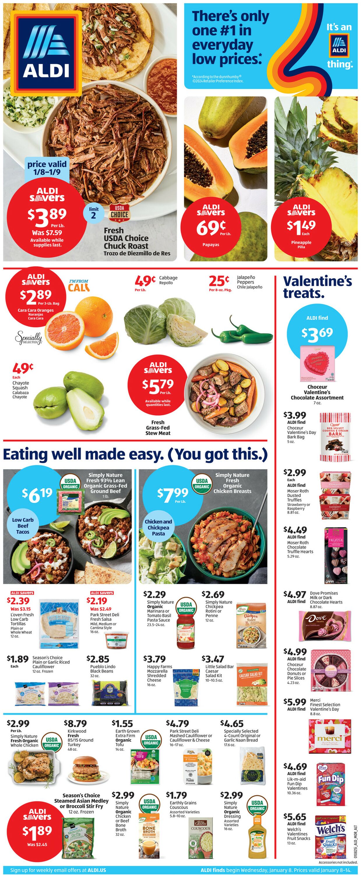 Weekly ad Aldi 01/08/2025 - 01/14/2025