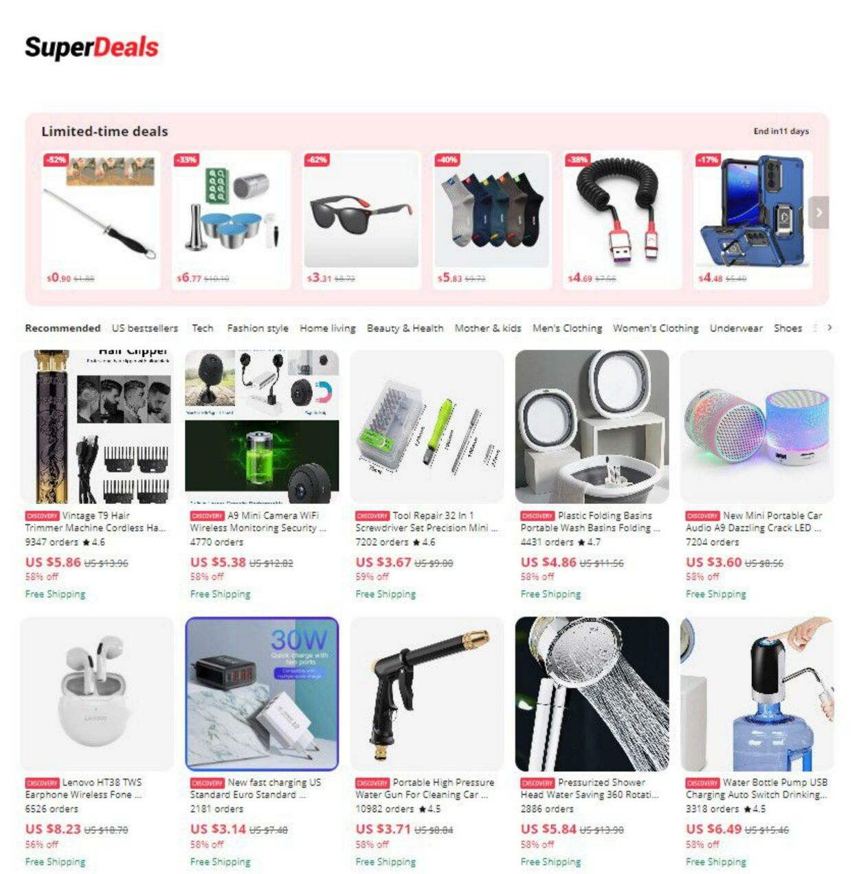 AliExpress Promotional weekly ads