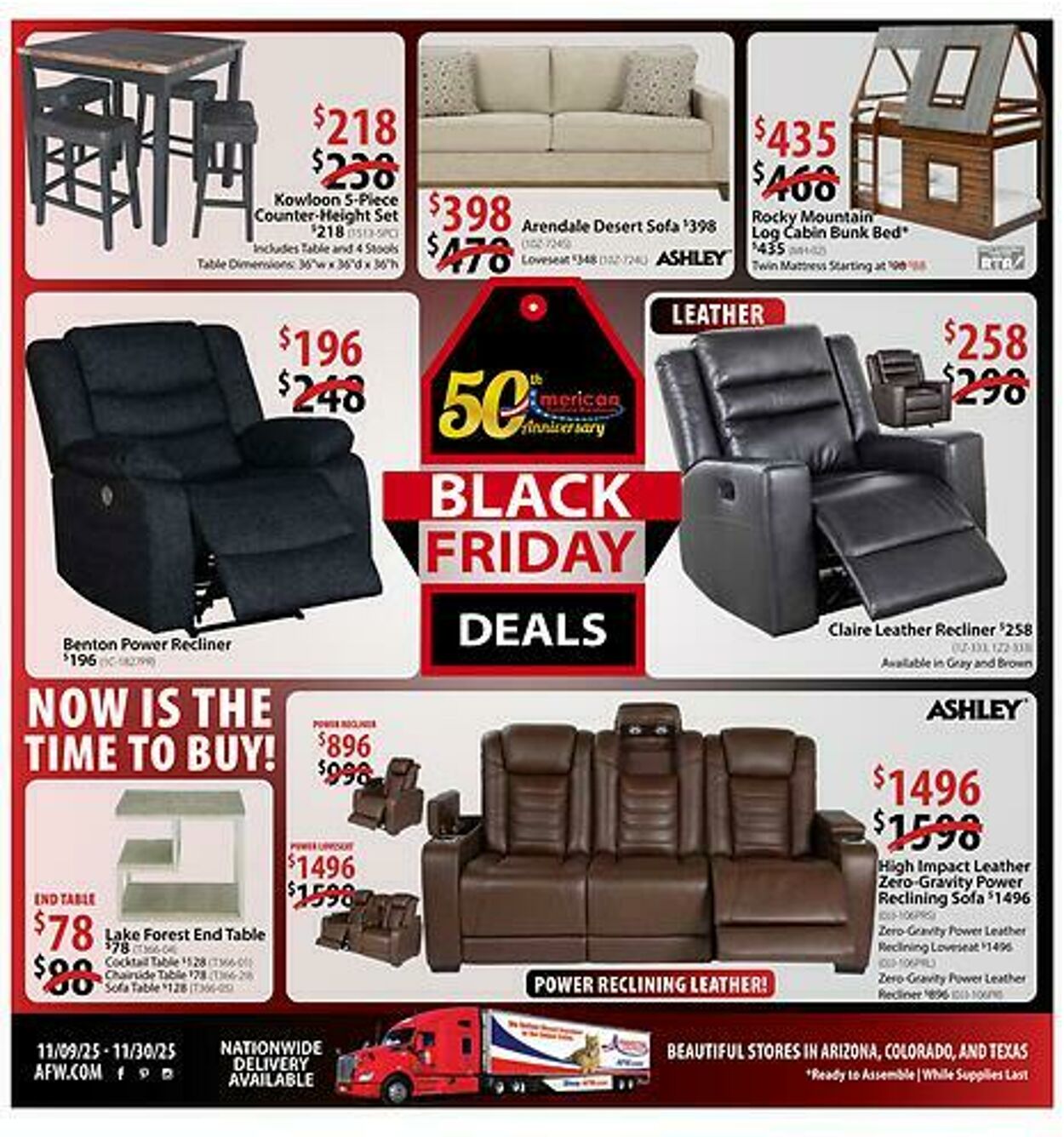 Weekly ad American Furniture Warehouse 11/13/2025 - 11/27/2025