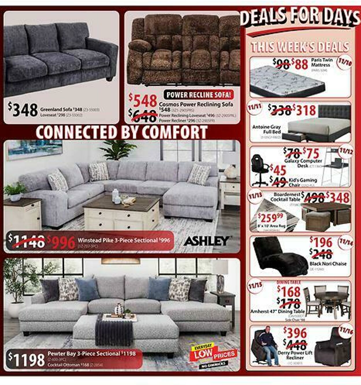 Weekly ad American Furniture Warehouse 11/13/2025 - 11/27/2025