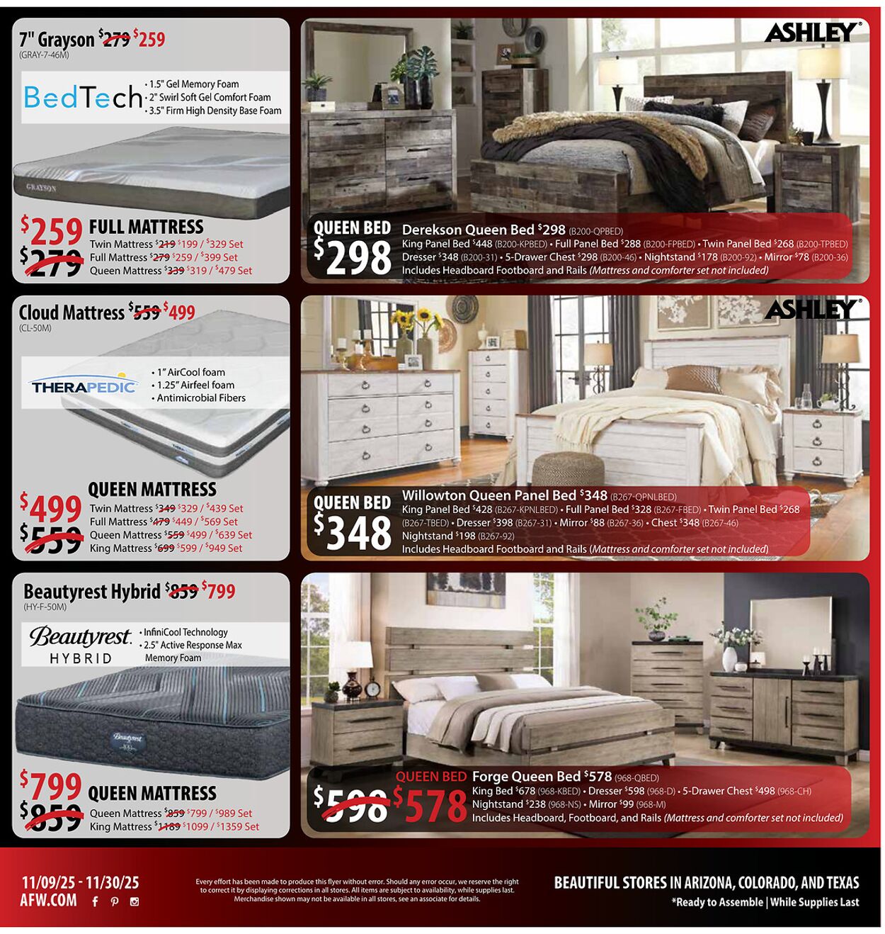 Weekly ad American Furniture Warehouse 11/13/2025 - 11/27/2025