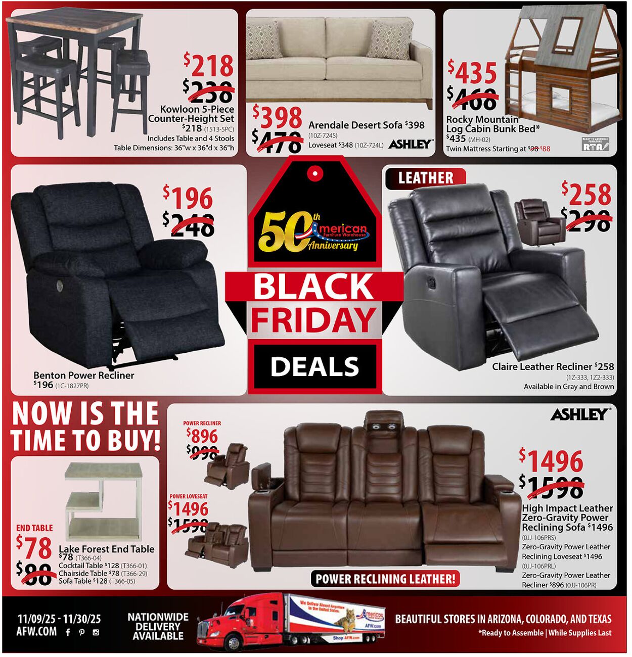 Weekly ad American Furniture Warehouse 11/13/2025 - 11/27/2025