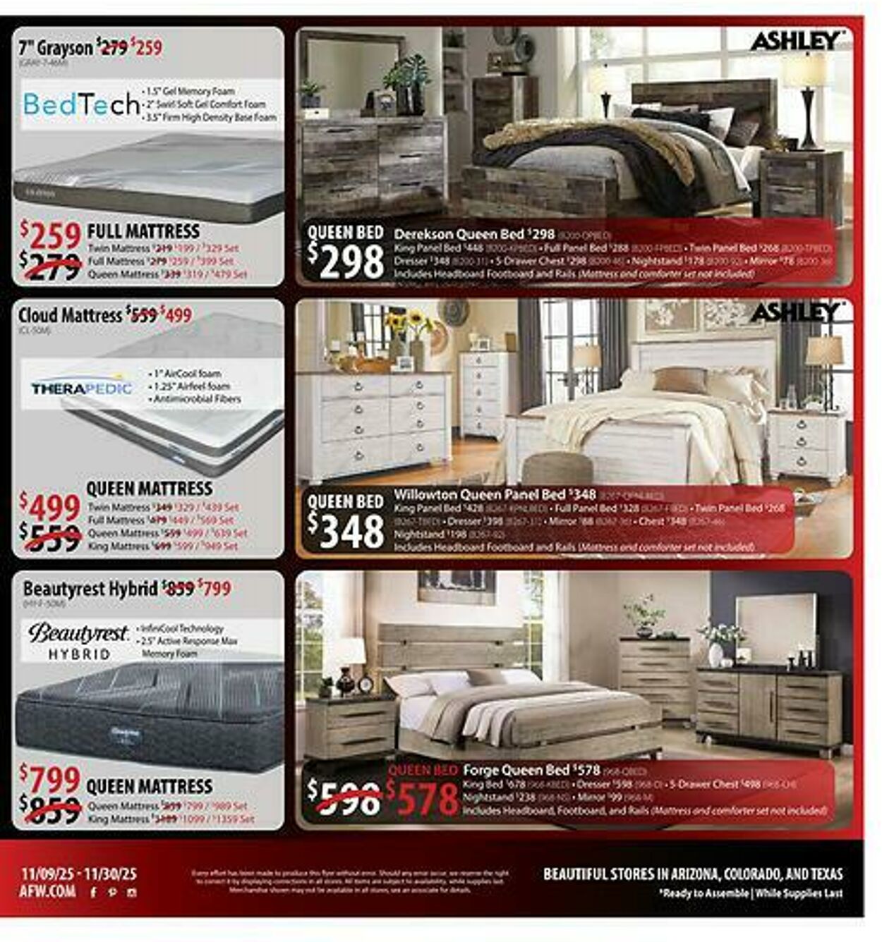Weekly ad American Furniture Warehouse 11/13/2025 - 11/27/2025