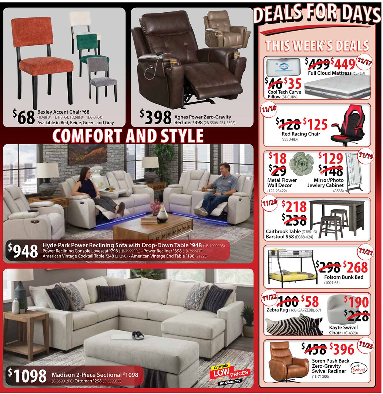 Weekly ad American Furniture Warehouse 11/18/2025 - 12/02/2025