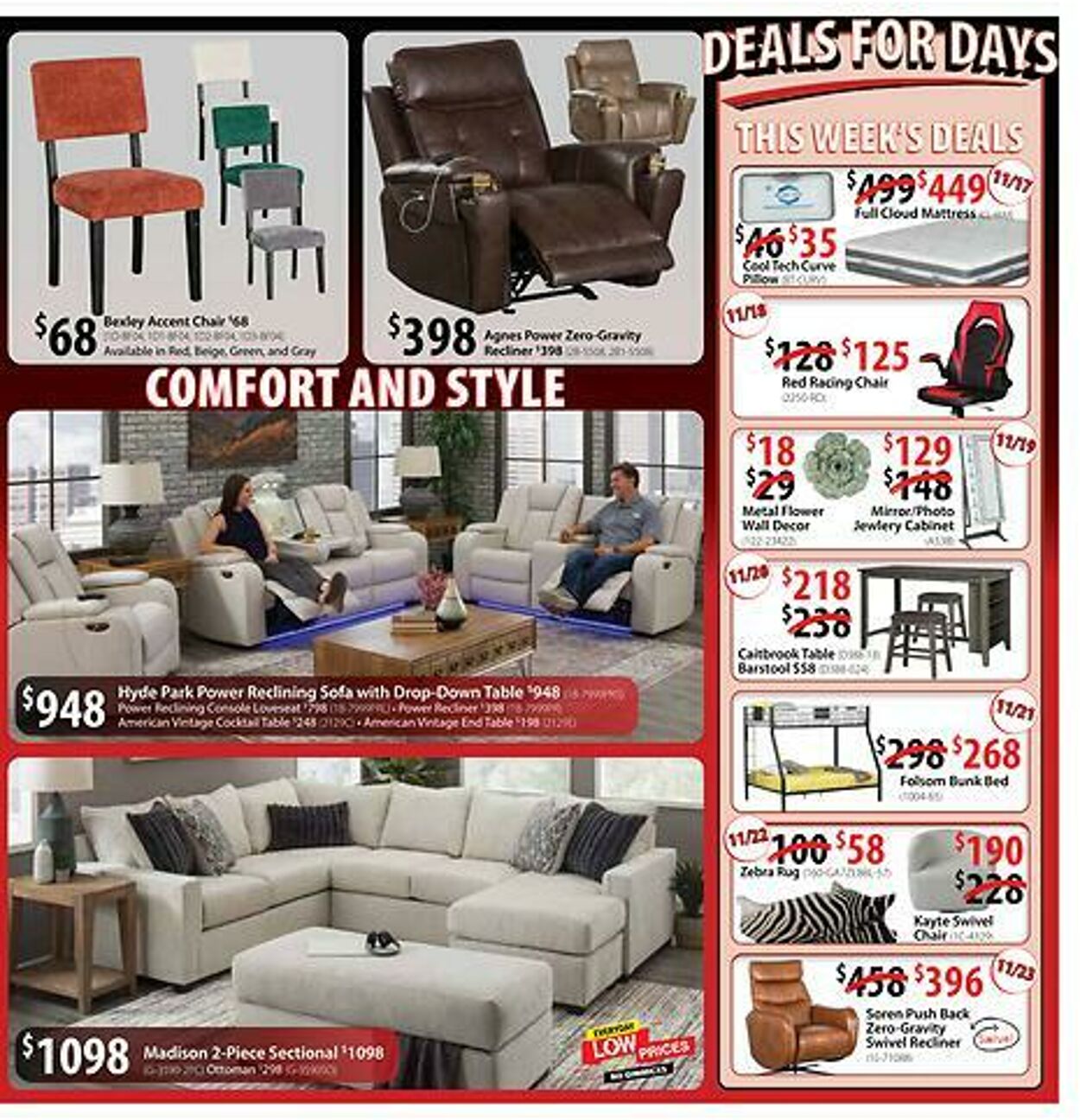Weekly ad American Furniture Warehouse 11/18/2025 - 12/02/2025