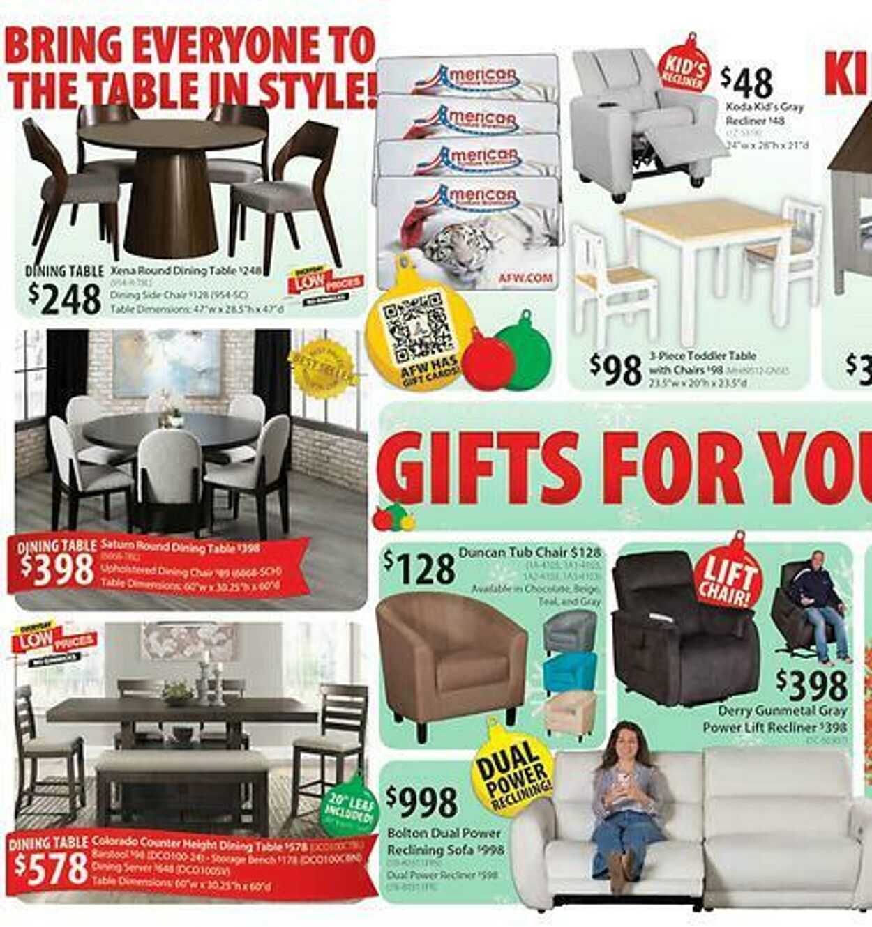 Weekly ad American Furniture Warehouse 12/09/2025 - 12/23/2025