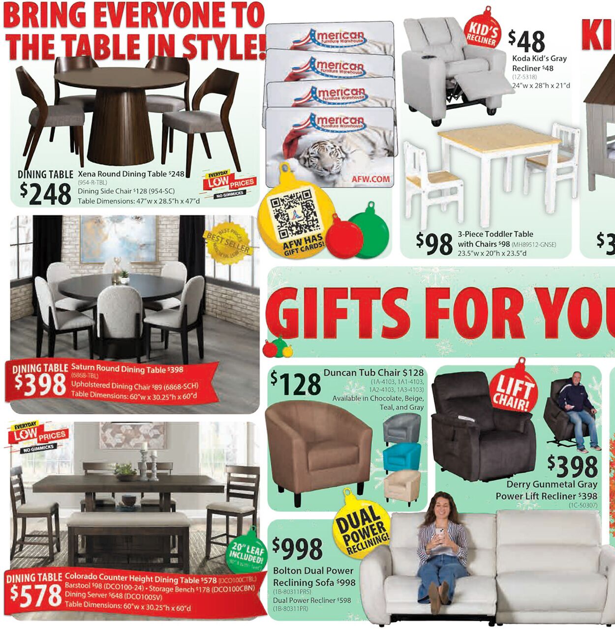 Weekly ad American Furniture Warehouse 12/09/2025 - 12/23/2025