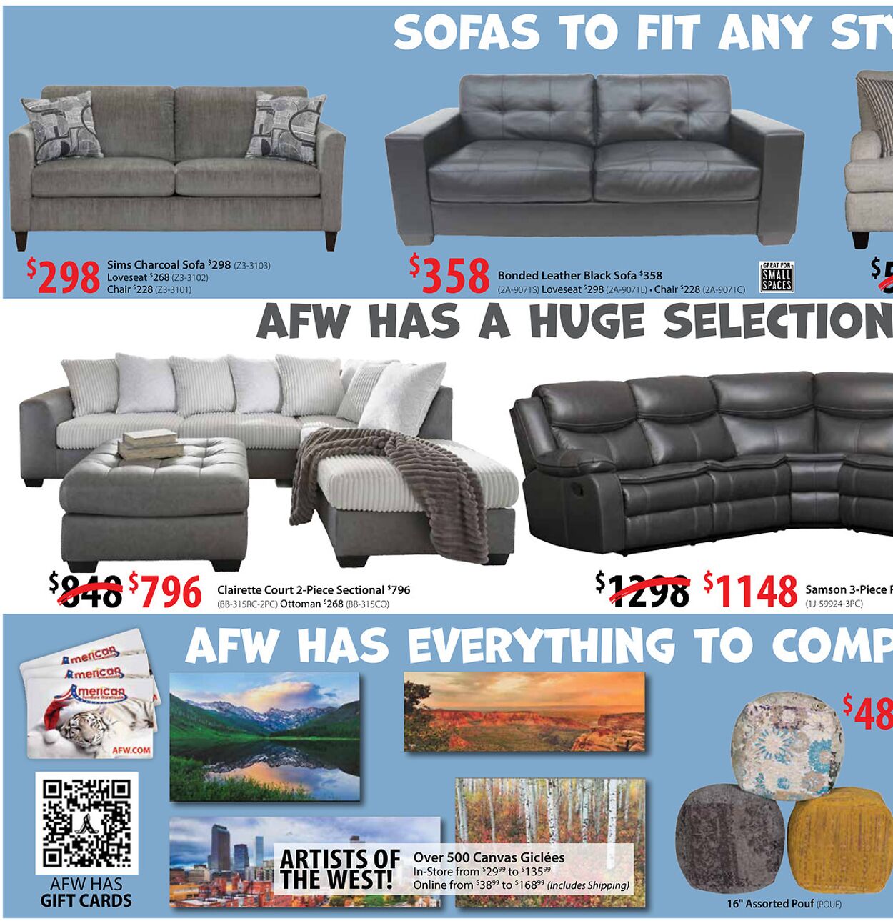 Weekly ad American Furniture Warehouse 12/29/2025 - 01/05/2026