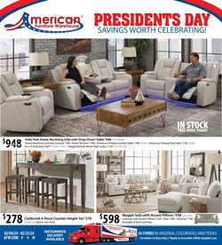 Weekly ad American Furniture Warehouse 02/06/2024 - 02/25/2024