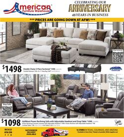 Weekly ad American Furniture Warehouse 09/24/2023 - 10/08/2023