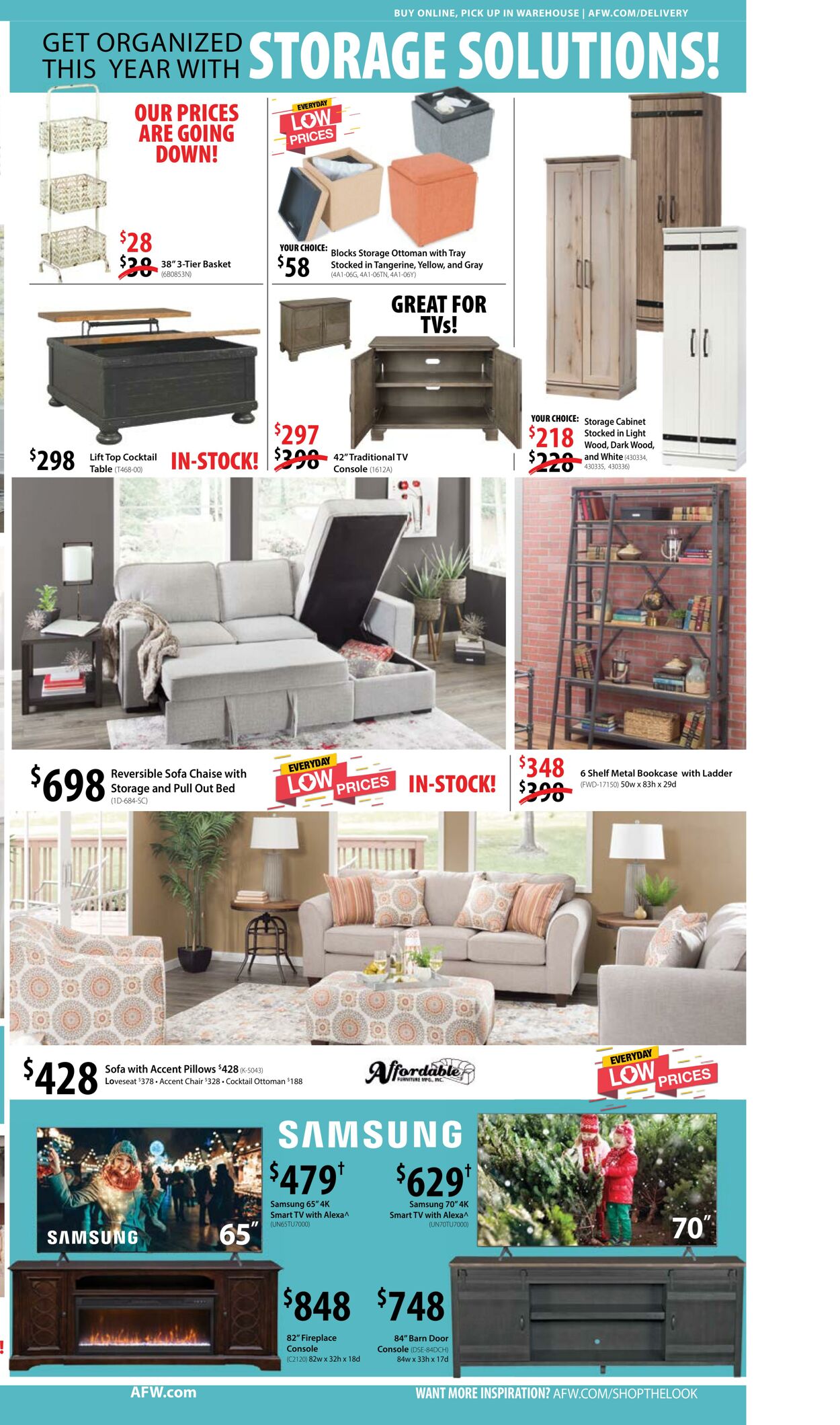 Weekly ad American Furniture Warehouse 01/01/2023 - 01/24/2023