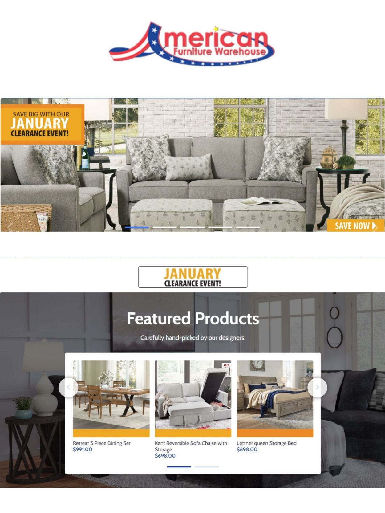Weekly ad American Furniture Warehouse 01/25/2023 - 01/31/2023