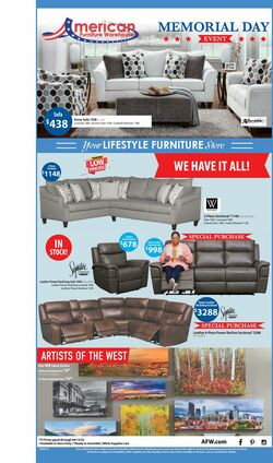 Weeklyad American Furniture Warehouse 06/08/2022-07/10/2022