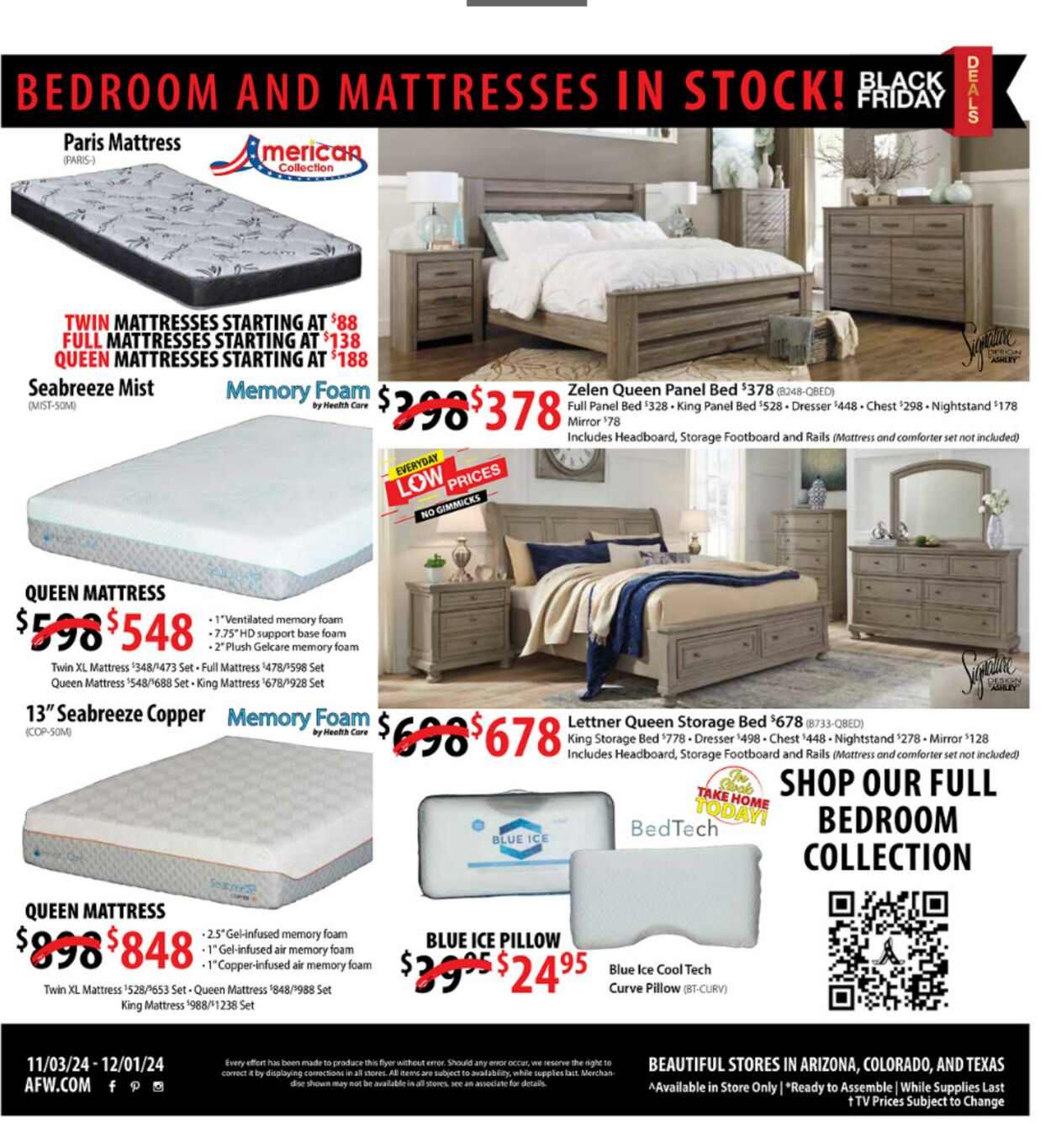 Weekly ad American Furniture Warehouse 11/04/2024 - 12/01/2024