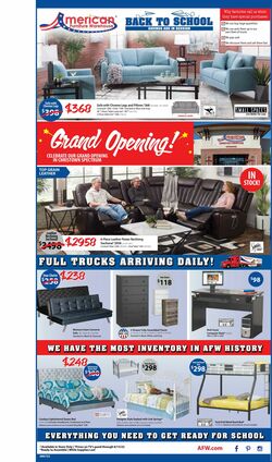 Weekly ad American Furniture Warehouse 08/09/2022-08/23/2022