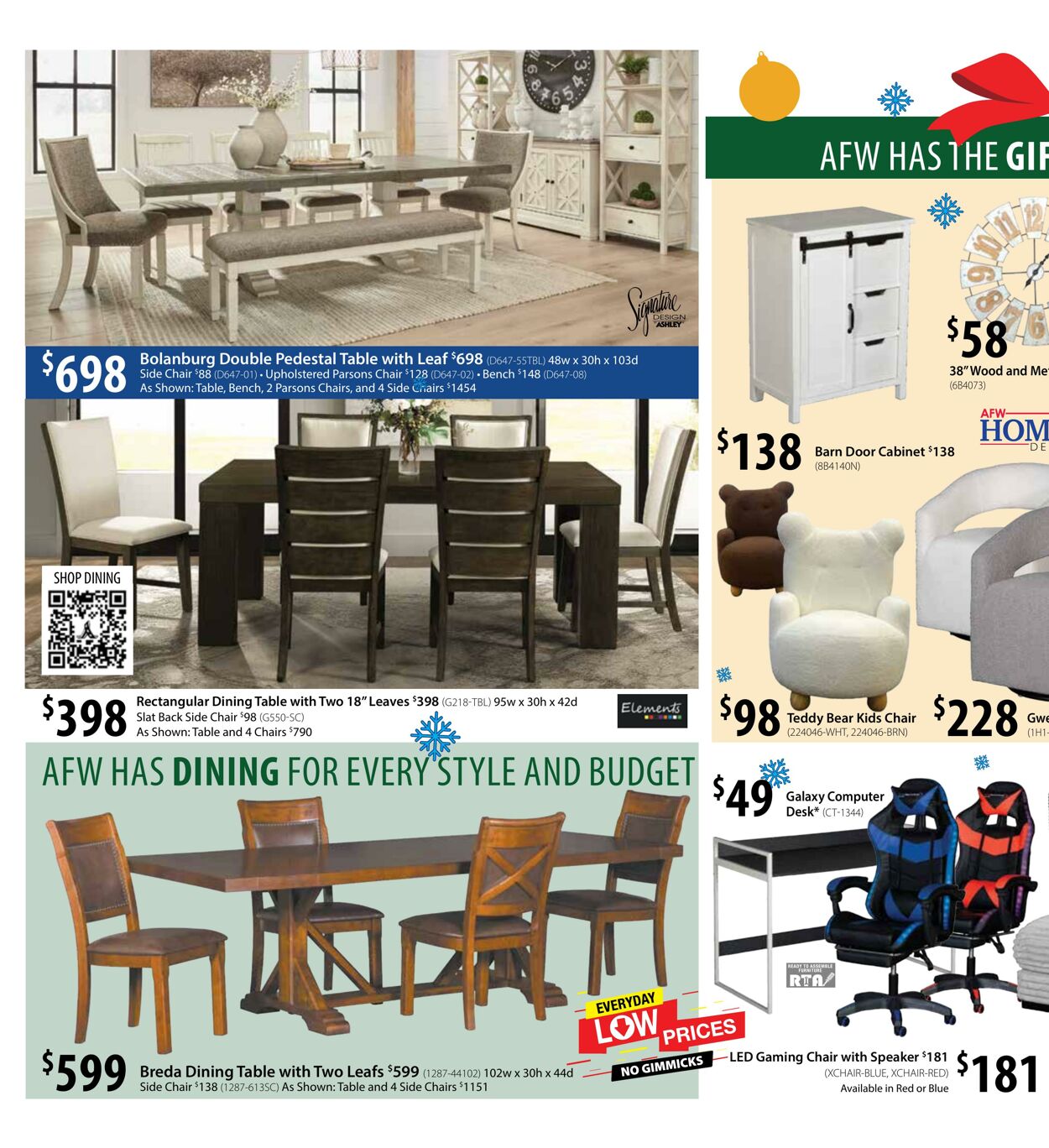 Weekly ad American Furniture Warehouse 12/01/2024 - 01/04/2025