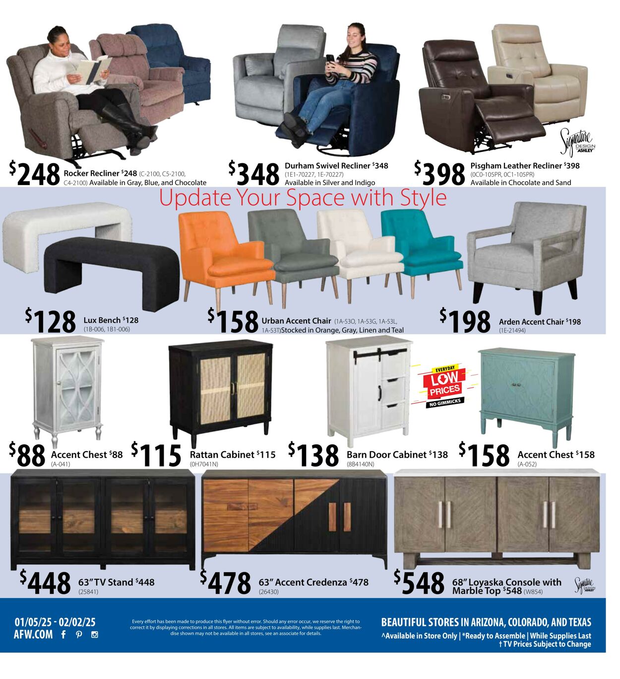 Weekly ad American Furniture Warehouse 01/05/2025 - 02/02/2025