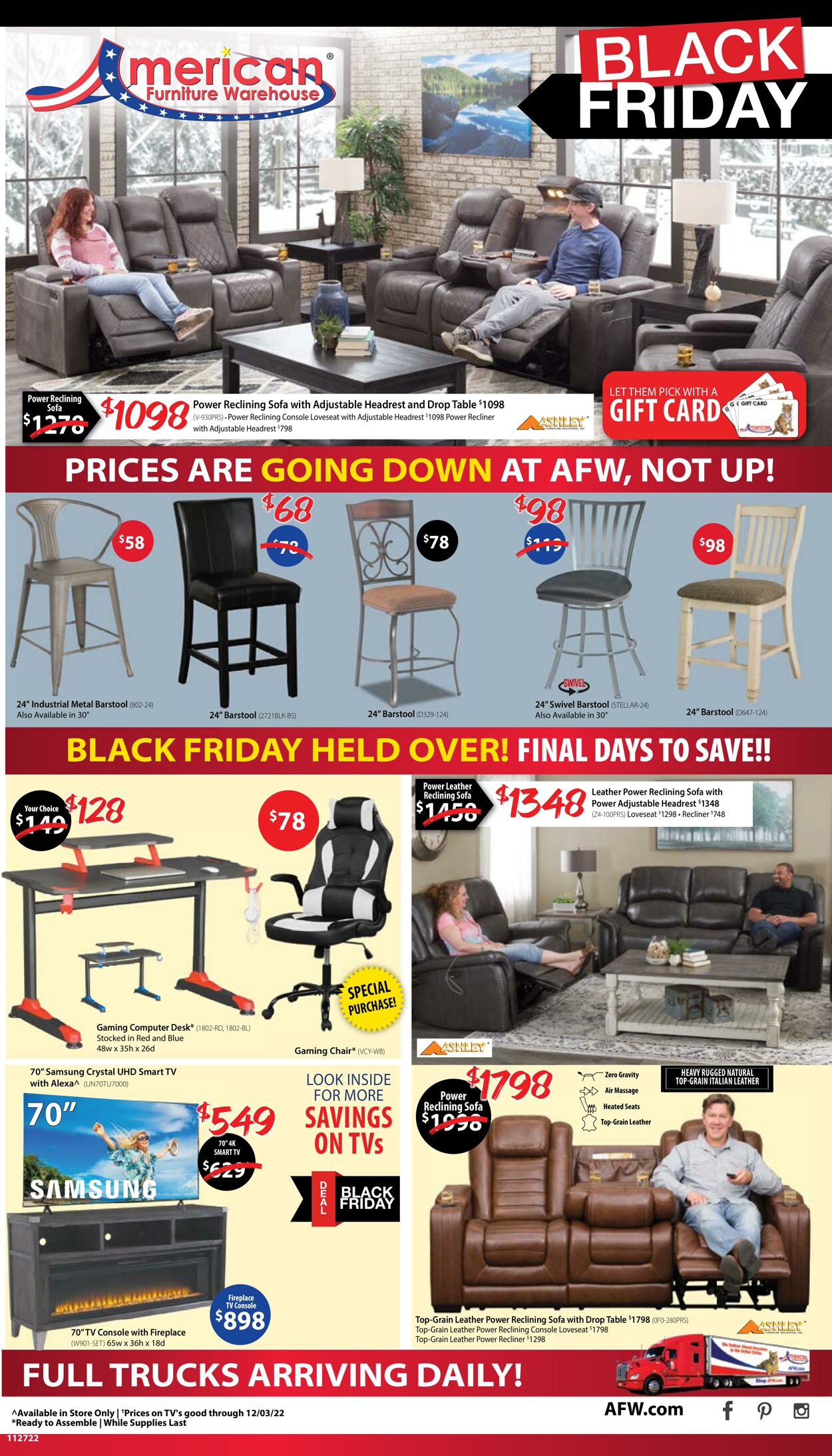 Weekly ad American Furniture Warehouse 12/02/2022 - 01/02/2023