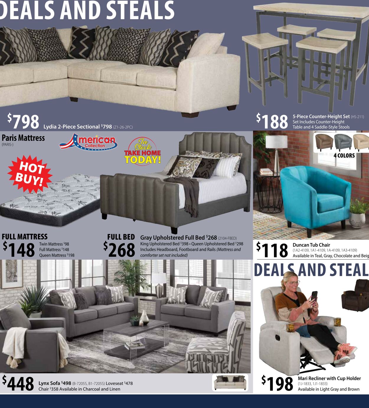 Weekly ad American Furniture Warehouse 08/11/2024 - 09/08/2024