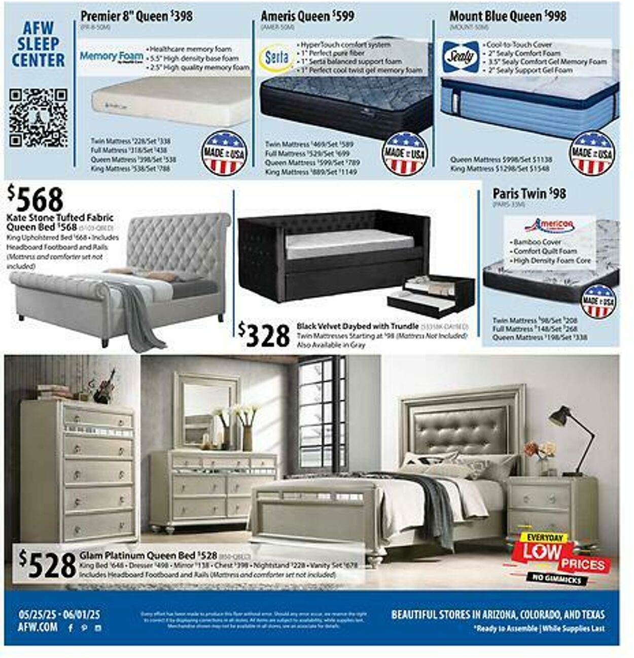 Weekly ad American Furniture Warehouse 05/23/2025 - 06/06/2025
