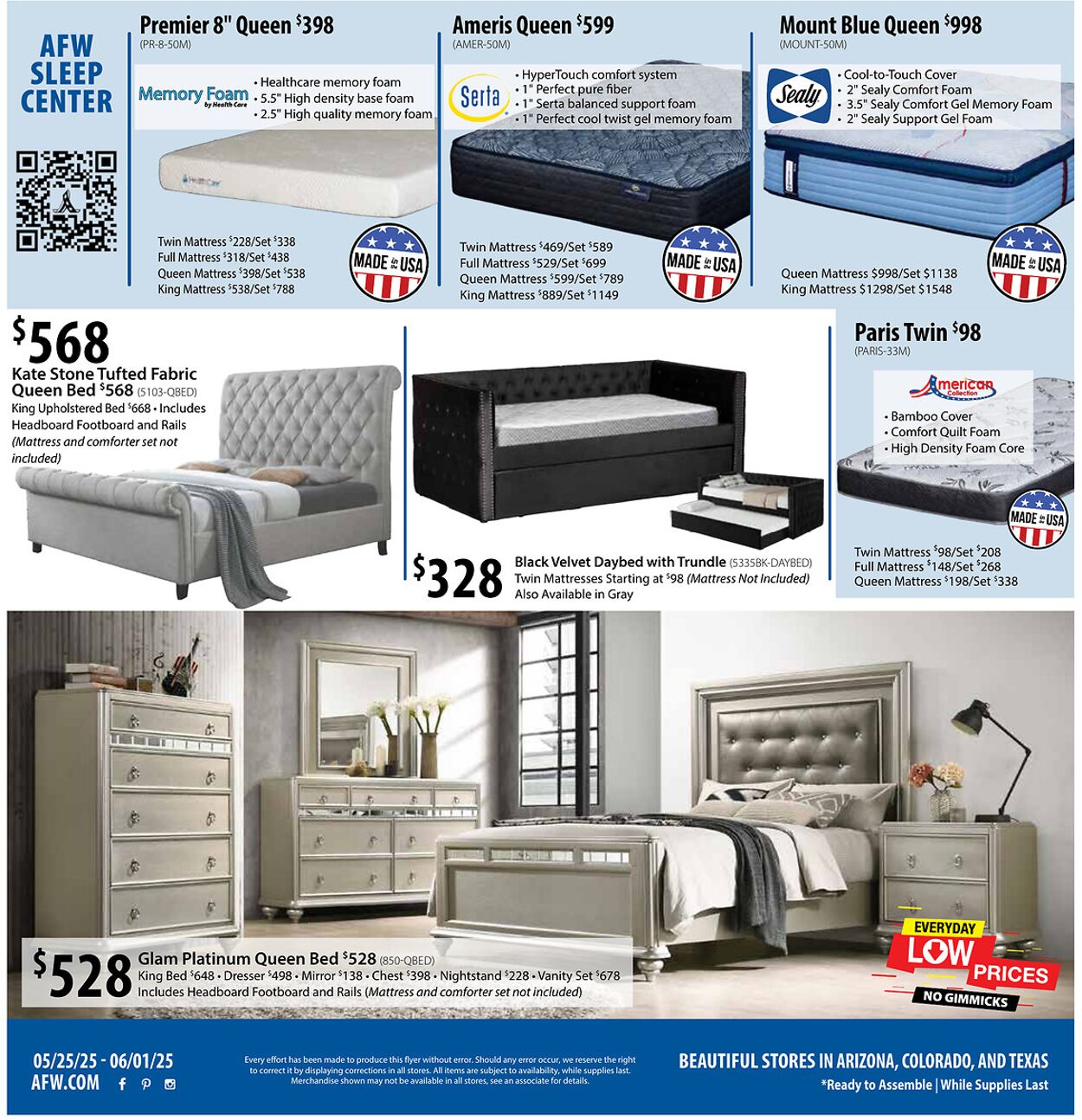 Weekly ad American Furniture Warehouse 05/23/2025 - 06/06/2025