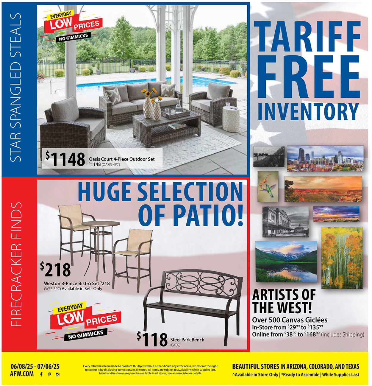 Weekly ad American Furniture Warehouse 06/11/2025 - 06/25/2025