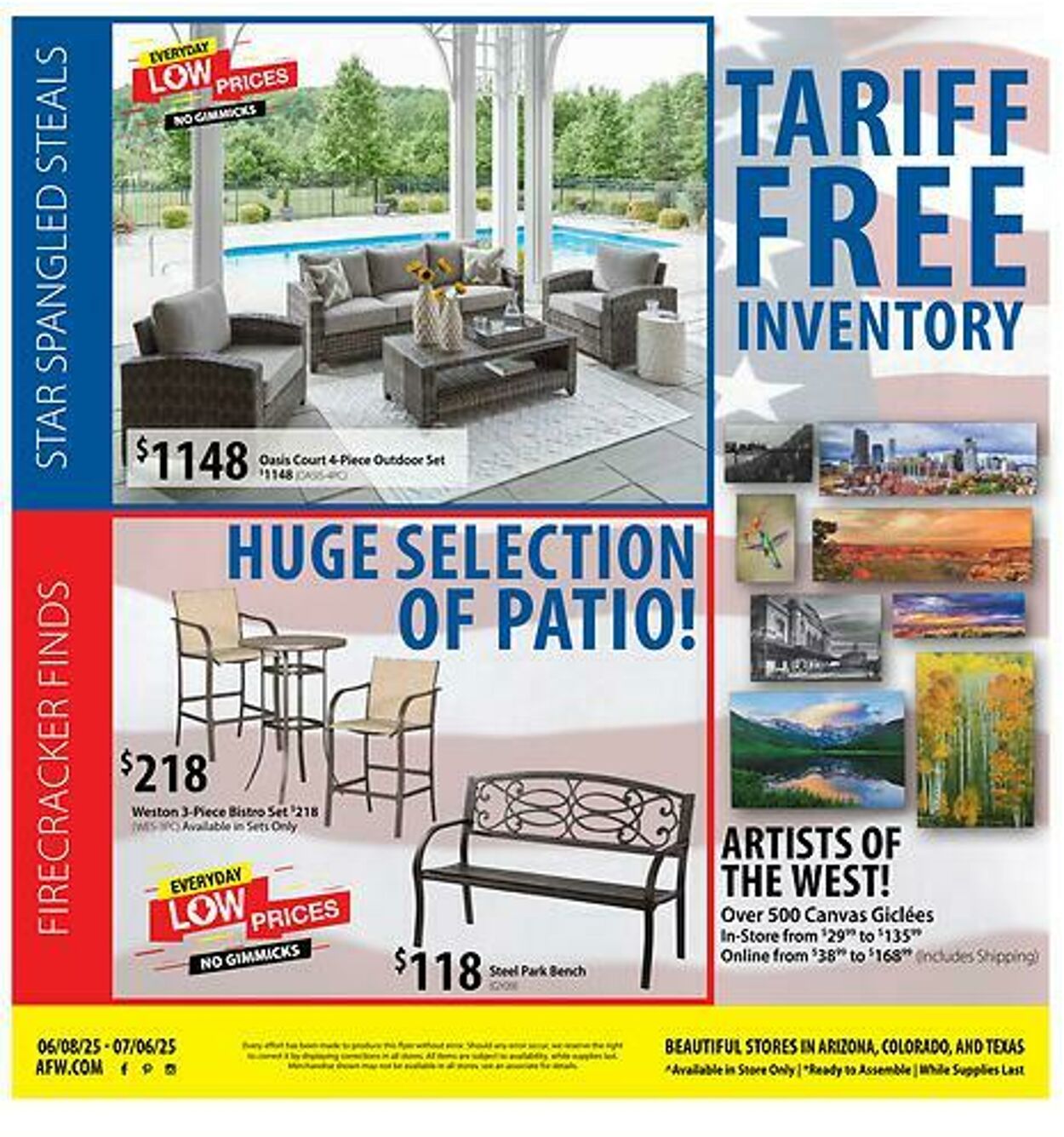 Weekly ad American Furniture Warehouse 06/11/2025 - 06/25/2025