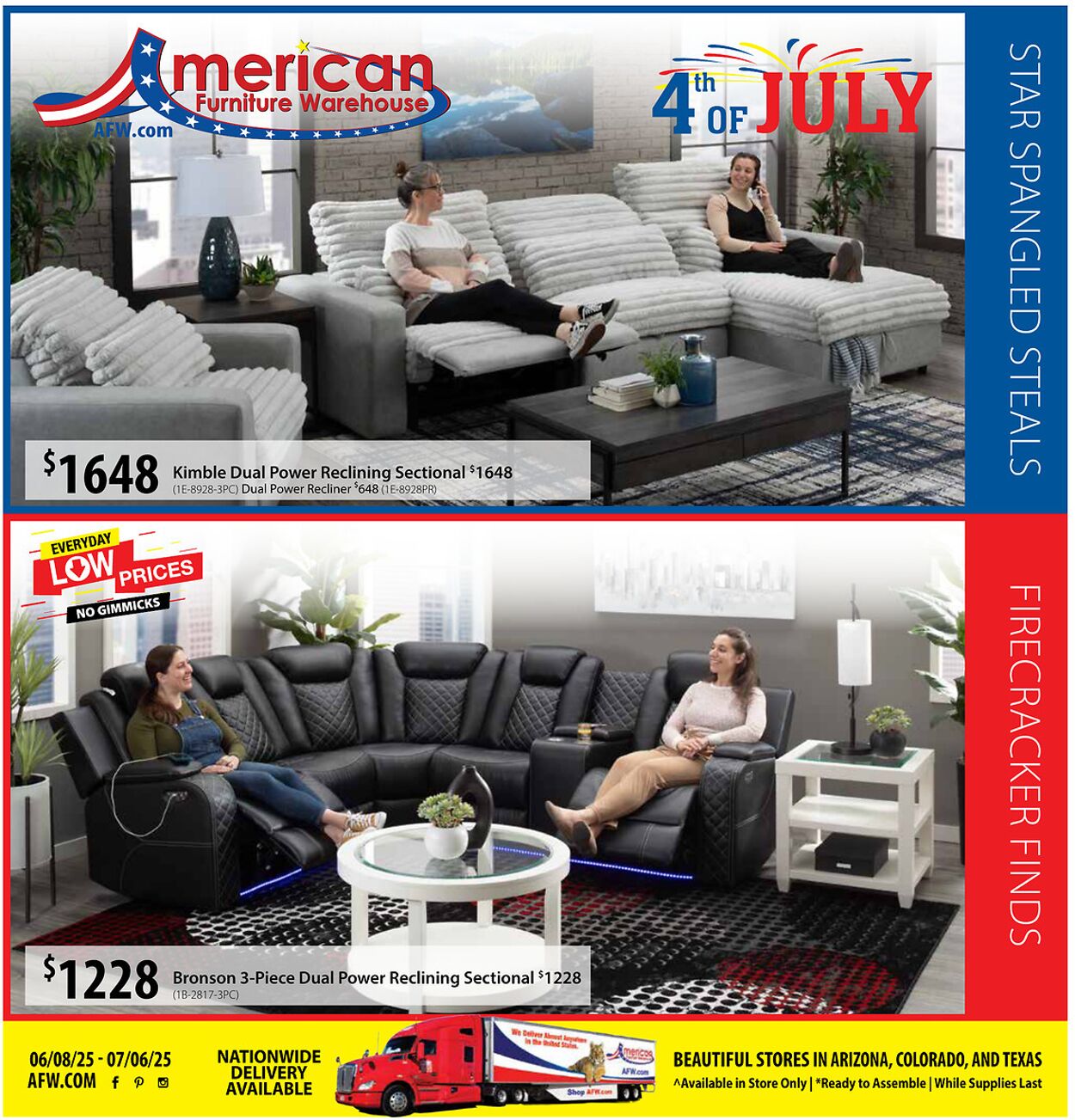Weekly ad American Furniture Warehouse 06/11/2025 - 06/25/2025