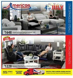 Weekly ad American Furniture Warehouse 06/11/2025 - 06/25/2025