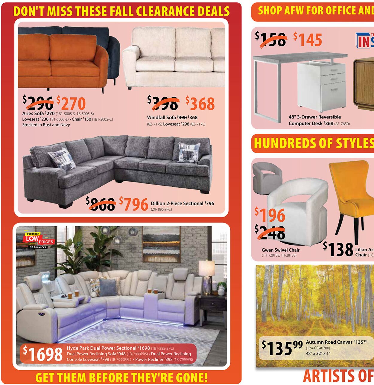 Weekly ad American Furniture Warehouse 10/28/2025 - 11/04/2025