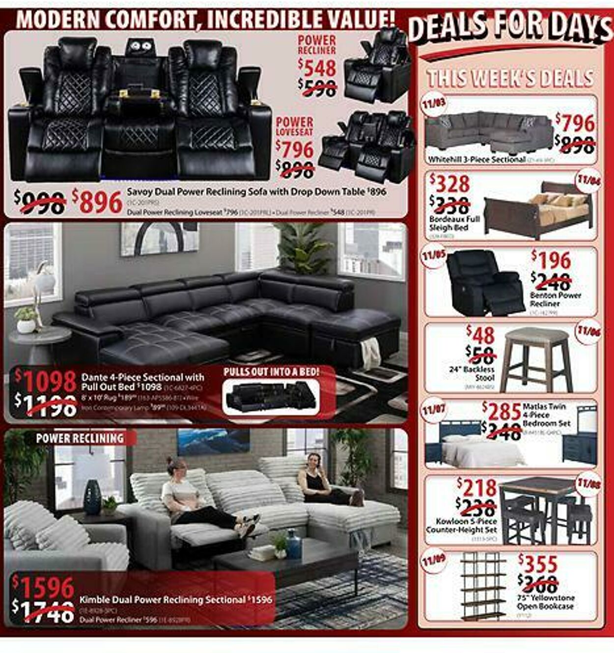 Weekly ad American Furniture Warehouse 11/03/2025 - 11/17/2025