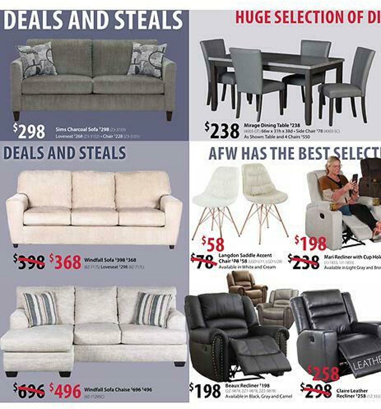Weekly ad American Furniture Warehouse 09/01/2025 - 09/15/2025