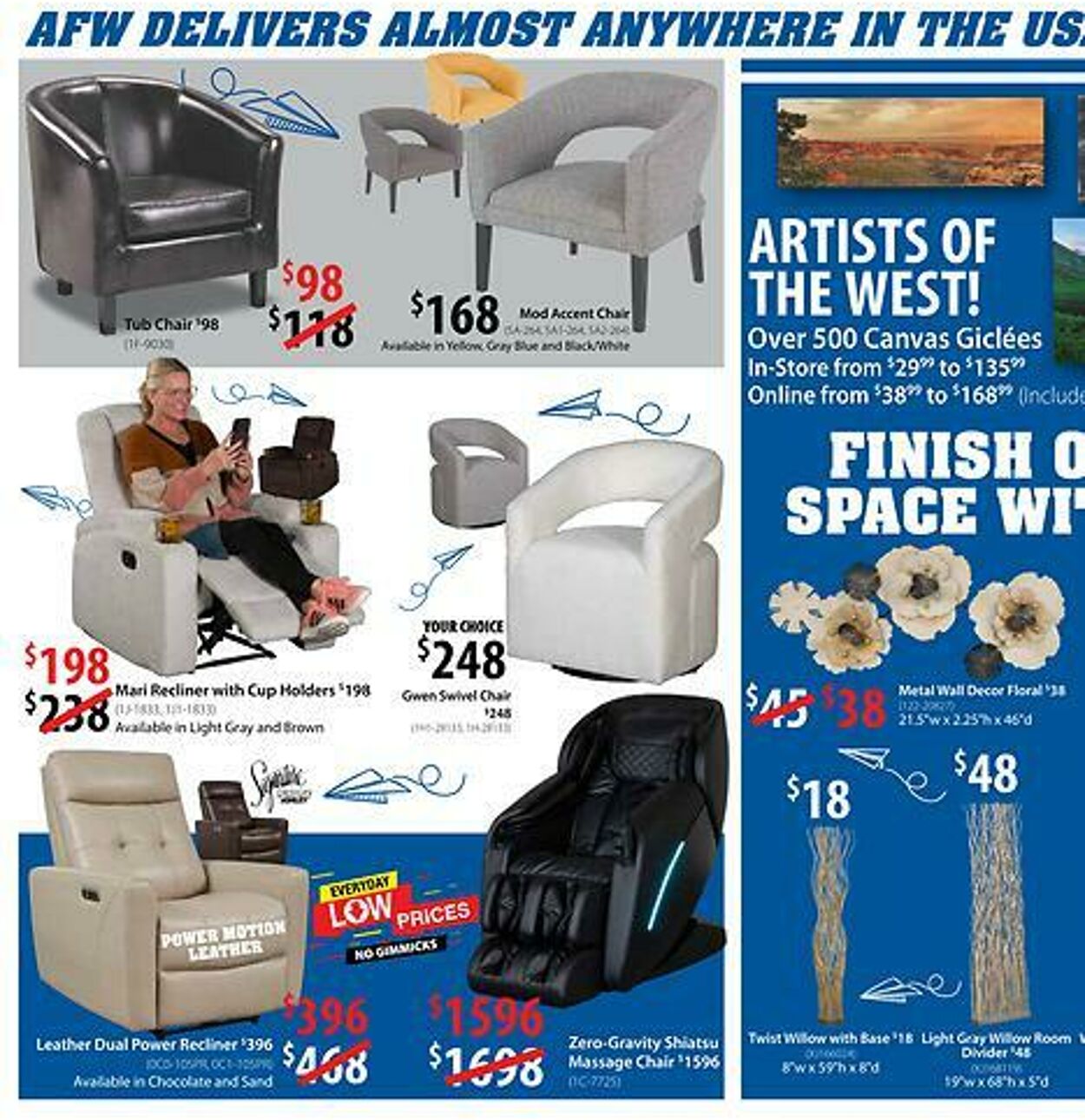 Weekly ad American Furniture Warehouse 07/22/2025 - 08/05/2025