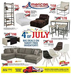 Weekly ad American Furniture Warehouse 07/01/2025 - 07/15/2025