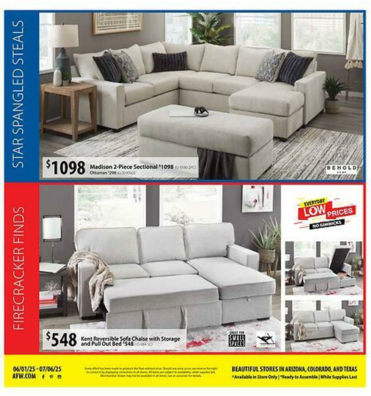 Weekly ad American Furniture Warehouse 06/02/2025 - 06/16/2025