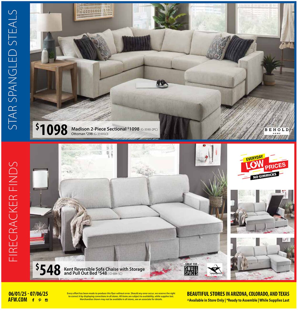 Weekly ad American Furniture Warehouse 06/02/2025 - 06/16/2025
