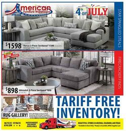 Weekly ad American Furniture Warehouse 06/17/2025 - 07/01/2025