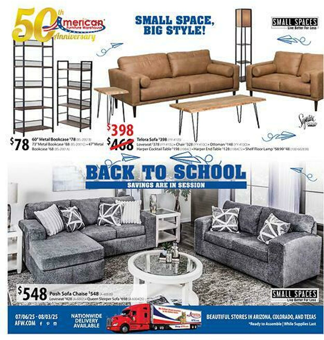 Weekly ad American Furniture Warehouse 07/07/2025 - 07/21/2025