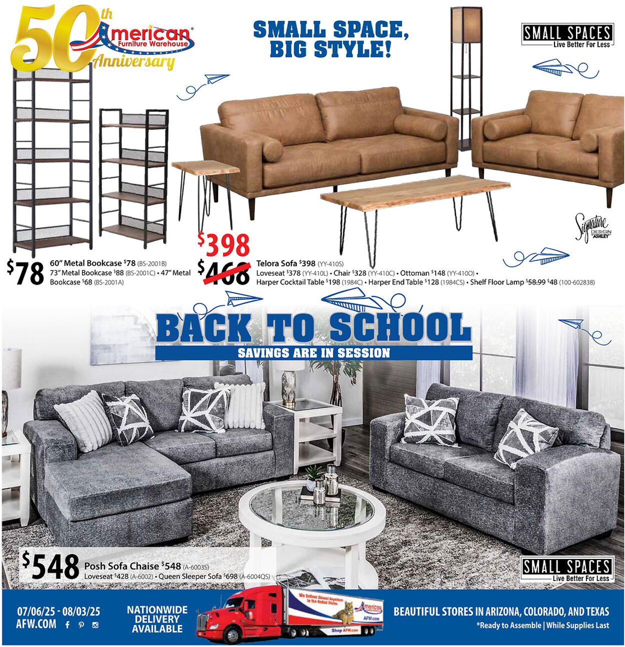 Weekly ad American Furniture Warehouse 07/07/2025 - 07/21/2025