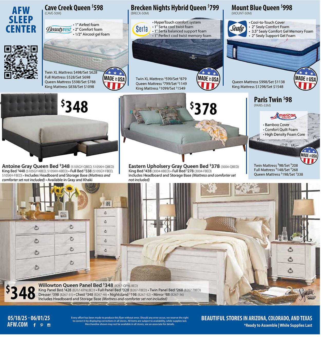 Weekly ad American Furniture Warehouse 05/21/2025 - 06/04/2025