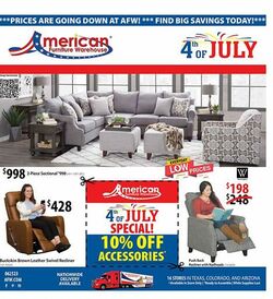 Weekly ad American Furniture Warehouse 06/26/2023 - 07/04/2023
