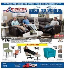 Weekly ad American Furniture Warehouse 08/16/2023 - 08/27/2023